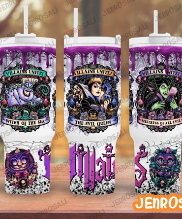 Disney Villains Cartoon Custom Stanley Cup 40 oz 30 oz Tumbler With Handle