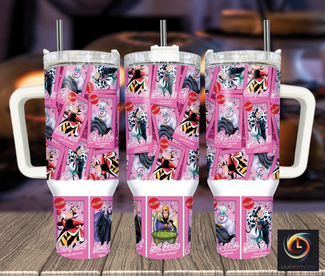 Stay Stylish with the Villainous Charm Tumbler - Perfect for Disney Fans