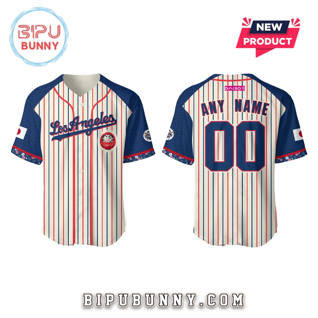 Dodgers Japanese Heritage Night 2025 Baseball Jersey - Image 2