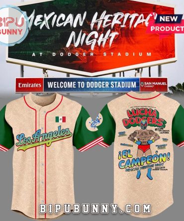 Dodgers Mexican Heritage Night 2025 Baseball Jersey