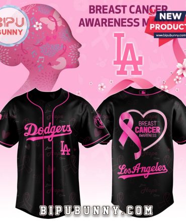 Dodgers x Breast Cancer Awareness Month Baseball Jersey