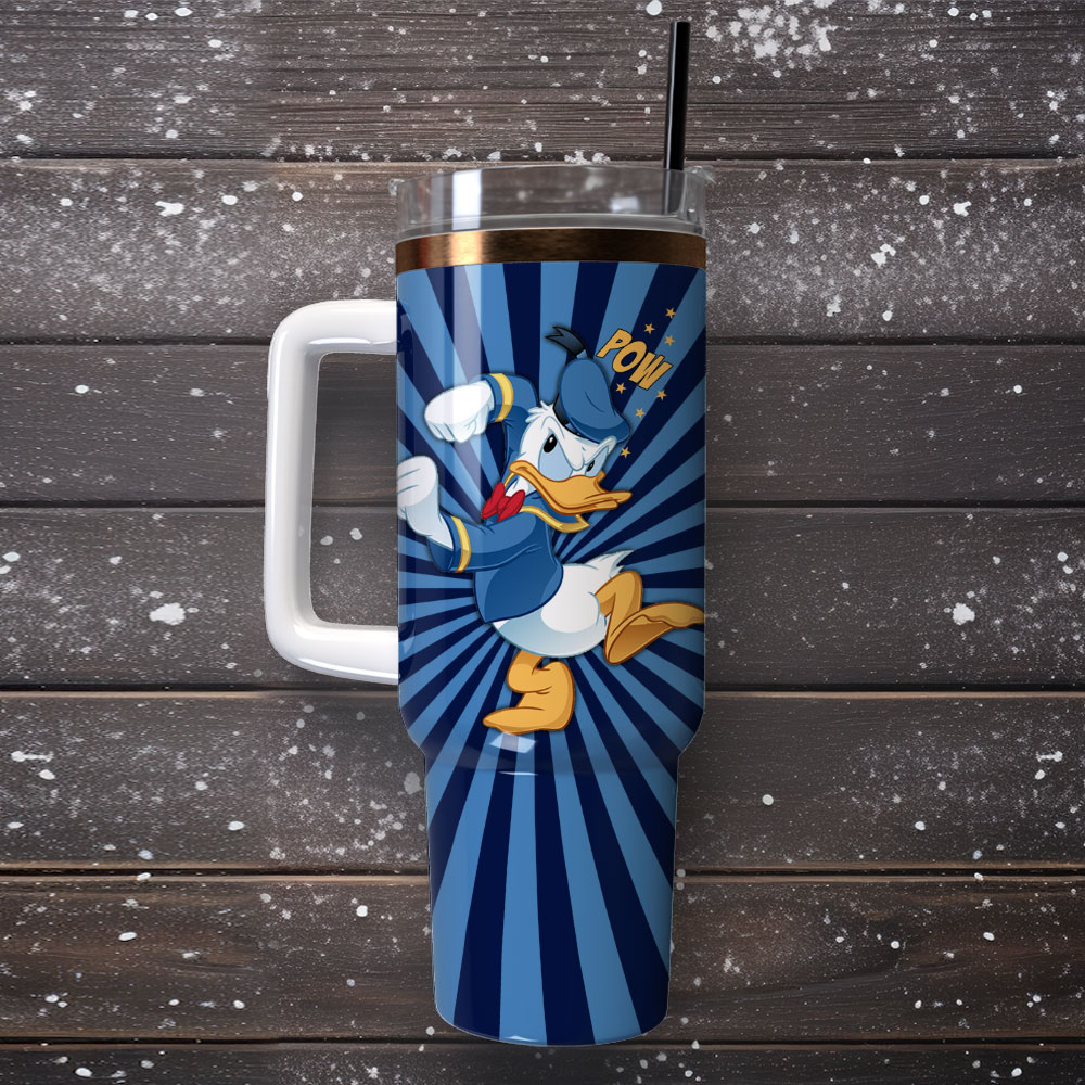 Donald Duck Premium Insulated Tumbler - Keeps Drinks Hot or Cold - Image 4