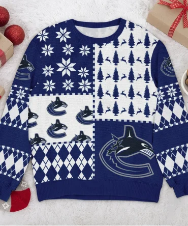 Special Release Vancouver Canucks NHL Ugly Sweater All Over Prints Christmas Season HONHL180924SW32