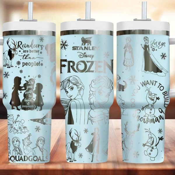 Disney Frozen Themed Insulated Tumbler - Stay Cool with Elsa & Anna