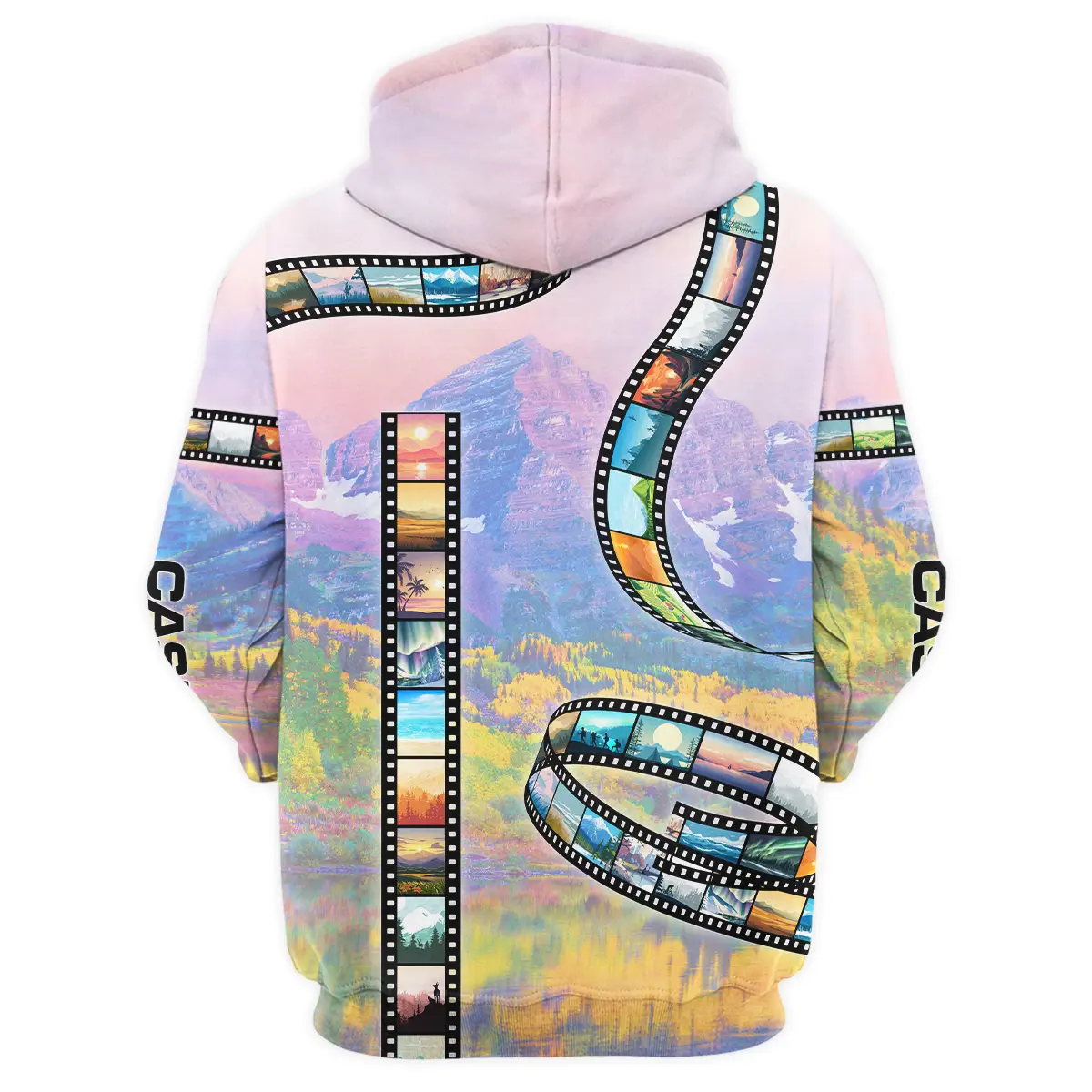 Film Reel Pattern Casio Photography Videography All Over Prints BL291024A1CS - Hoodie - Image 3