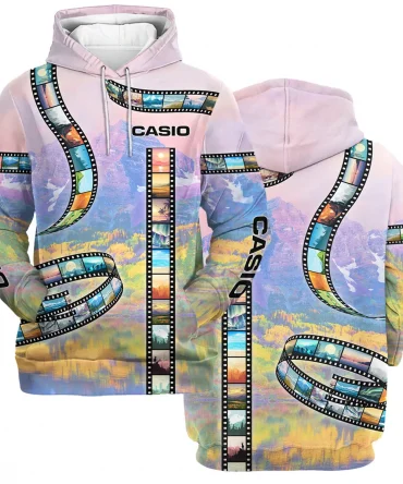 Film Reel Pattern Casio Photography Videography All Over Prints BL291024A1CS - Hoodie