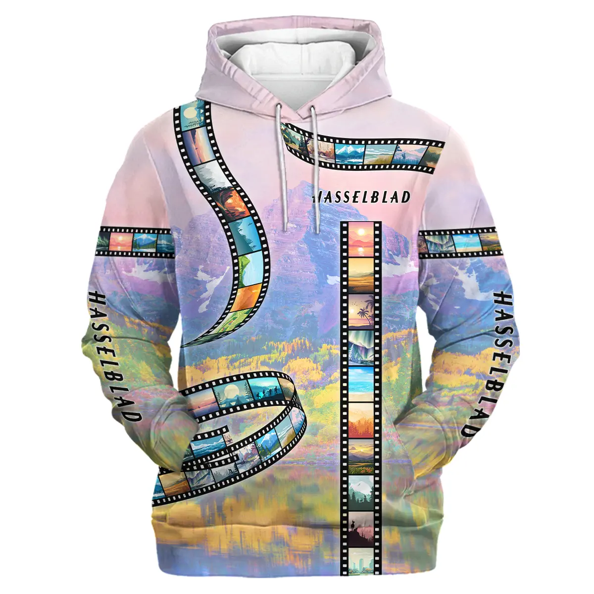 Film Reel Pattern Hasselblad Photography Videography All Over Prints BL291024A1HSB - Hoodie - Image 2