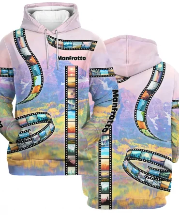 Film Reel Pattern Manfrotto Photography Videography All Over Prints BL291024A1MFT - Hoodie