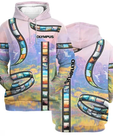 Film Reel Pattern Olympus Photography Videography All Over Prints BL291024A1OLP - Hoodie