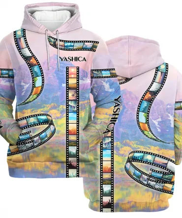 Film Reel Pattern Yashica Photography Videography All Over Prints BL291024A1YSC - Hoodie