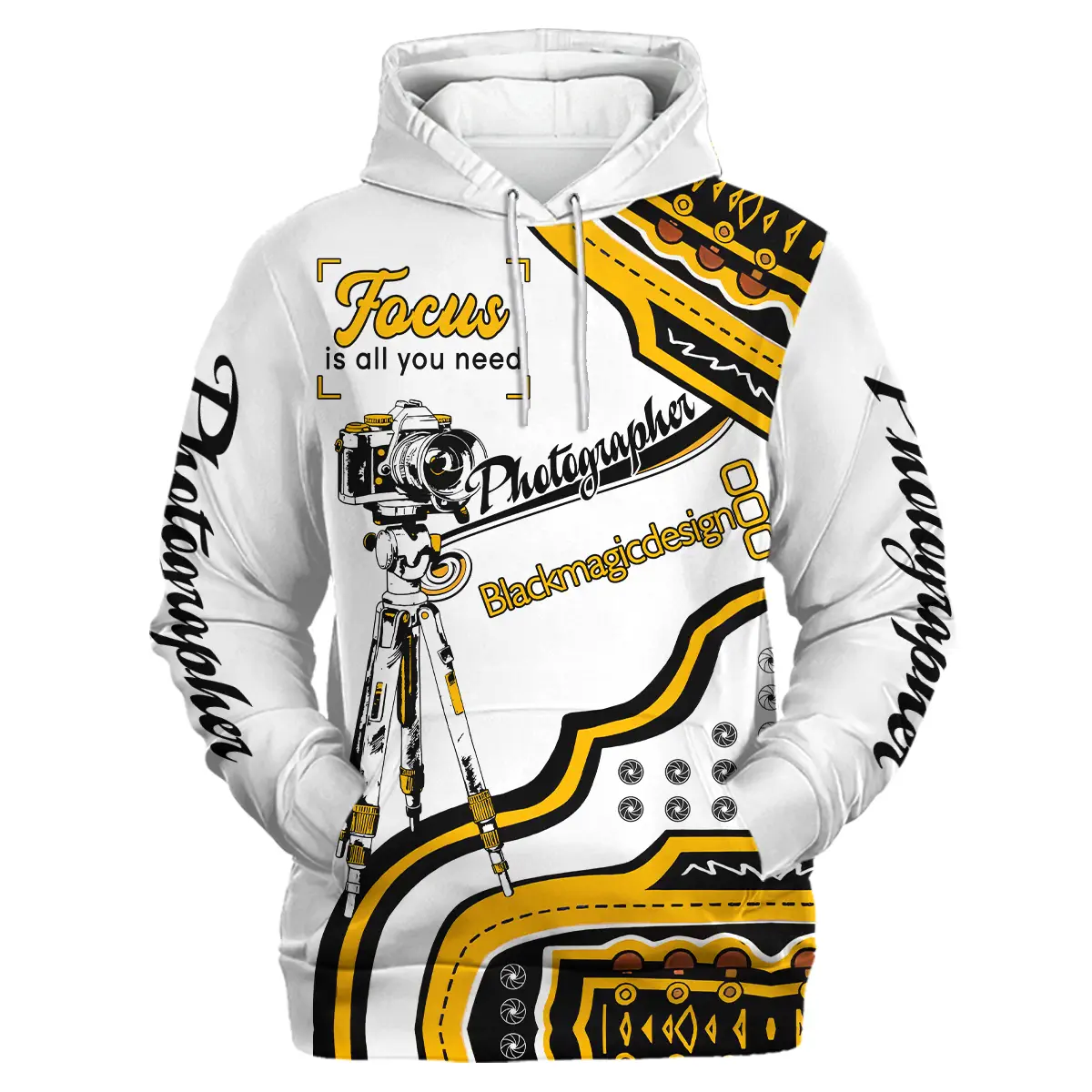 Focus Is All You Need Blackmagic Design Photography Videography All Over Prints BL261024A1BMD - Hoodie - Image 2
