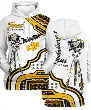 Focus Is All You Need DJI Photography Videography All Over Prints BL261024A1DJI - Hoodie