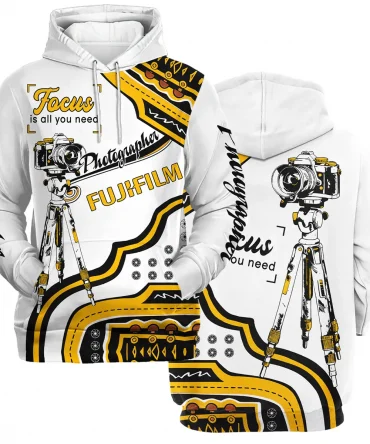 Focus Is All You Need Fujifilm Photography Videography All Over Prints BL261024A1FJF - Hoodie
