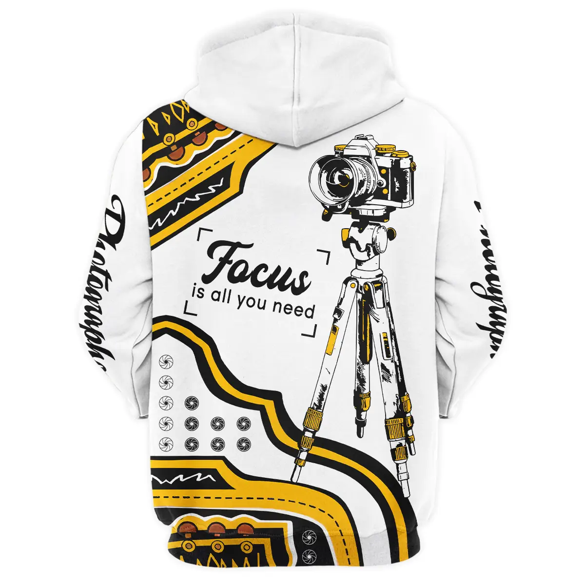 Focus Is All You Need Samsung Photography Videography All Over Prints BL261024A1SS - Hoodie - Image 3