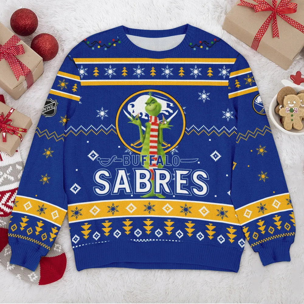 Special Release Buffalo Sabres NHL Ugly Sweater All Over Prints Christmas Season HONHL170924SW02BS