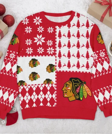 Special Release Chicago Blackhawks NHL Ugly Sweater All Over Prints Christmas Season HONHL180924SW18