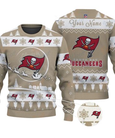 Tampa Bay Buccaneers NFL Ugly Christmas Sweater - Name Customized