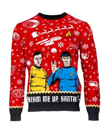 Official Star Trek ?Beam Me Up, Santa!? Christmas Ugly Sweater