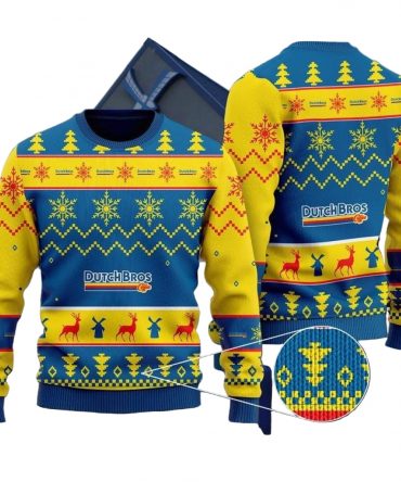 Dutch Bros Coffee Ugly Christmas Sweater