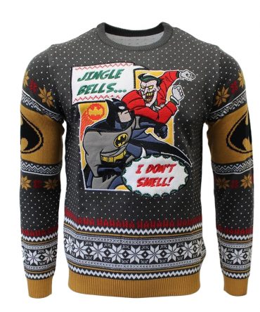 Batman Jingle Bells Knitted Uglyv Sweater