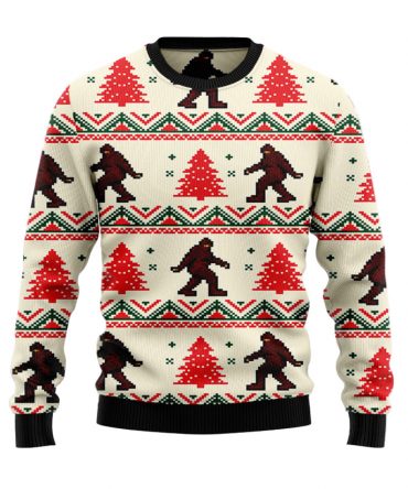 Merry Xmas Amazing Bigfoot Awesome Gift For Christmas Ugly Christmas Sweater