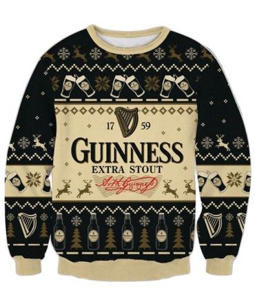 Guinness Extra Stout Ugly Christmas Sweater