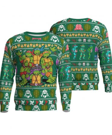 TMNT Teenage Mutant Ninja Turtles Ugly Christmas Sweater