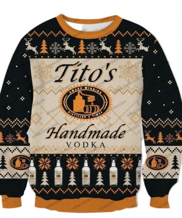 Tito's Handmade Vodka Ugly Christmas Sweater