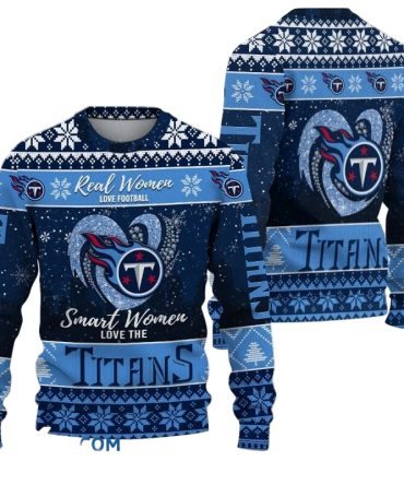 Ugly Christmas Sweater Tennessee-Titans, Grinch Christmas Tennessee-Titans In Heart Snowflakes City Shadow Navy