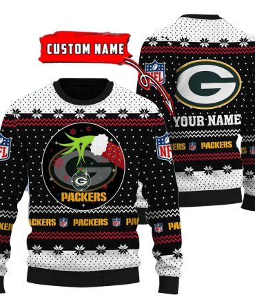 Green Bay Packers Personalized Woolen Sweater