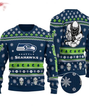 Seattle Seahawks Personalized Sweater