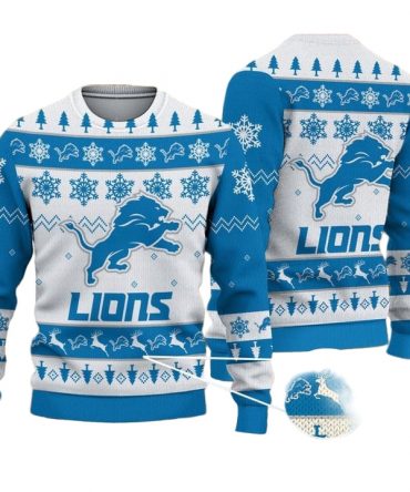 Detroit Lions Woolen Sweater