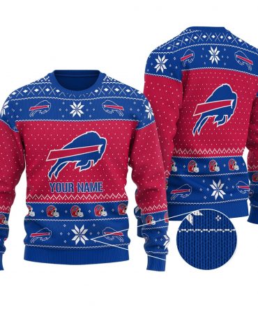Buffalo Bills Personalized Woolen Sweater