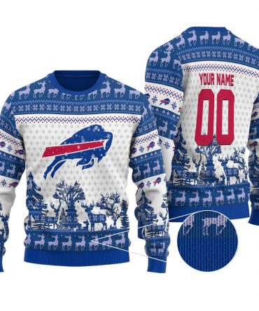 Buffalo Bills Personalized Woolen Sweater