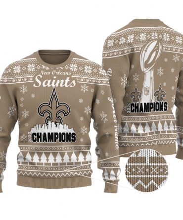 New Orleans Saints Personalized Sweater