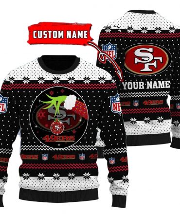 San Francisco 49ers Personalized Woolen Sweater