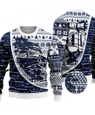 Seattle Seahawks Woolen Sweater