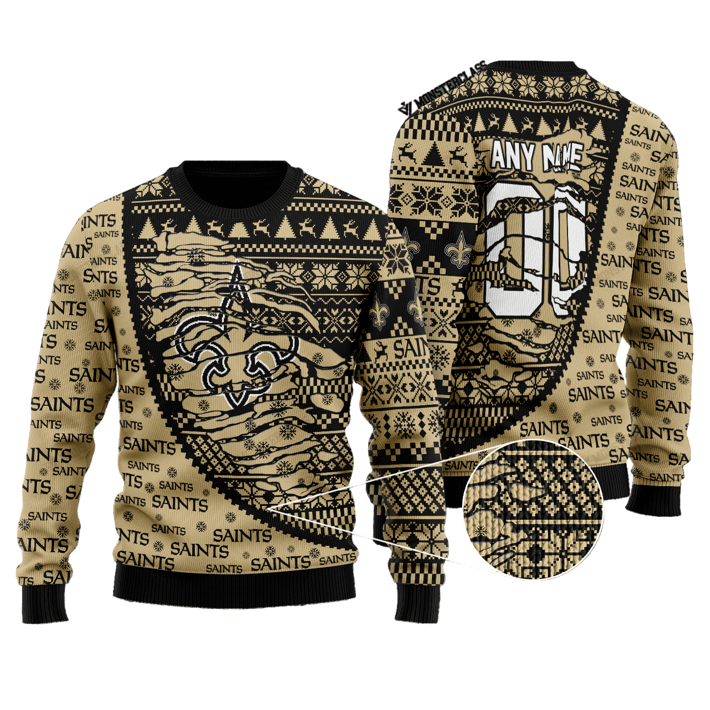 New Orleans Saints Woolen Sweater