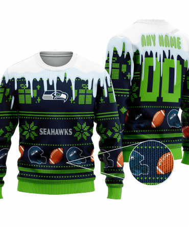 Seattle Seahawks Woolen Sweater