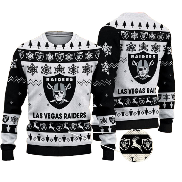 Las Vegas Raiders Woolen Sweater