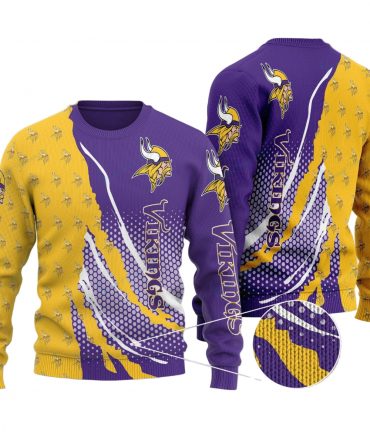 Minnesota Vikings Woolen Sweater