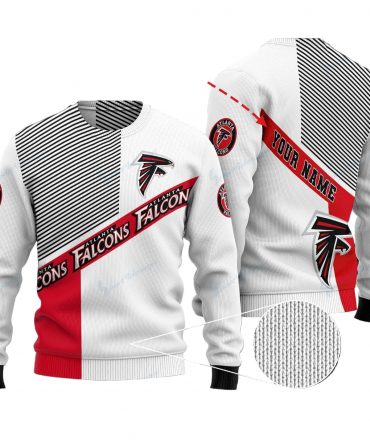 Atlanta Falcons Personalized Woolen Sweater