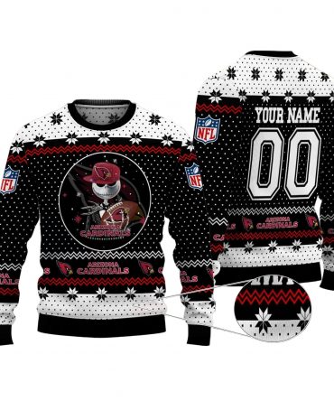 Arizona Cardinals Personalized Woolen Sweater