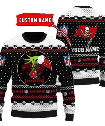 Tampa Bay Buccaneers Personalized Woolen Sweater