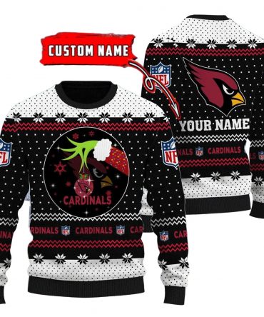 Arizona Cardinals Personalized Woolen Sweater GG
