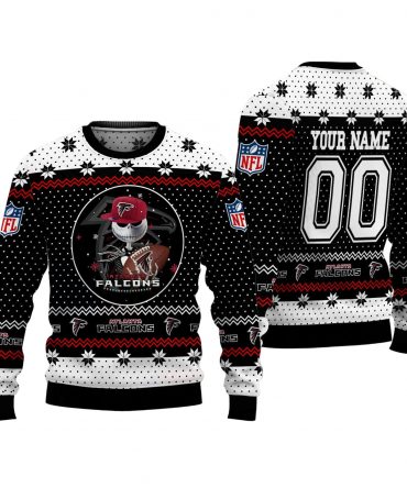 Atlanta Falcons Personalized Woolen Sweater GG