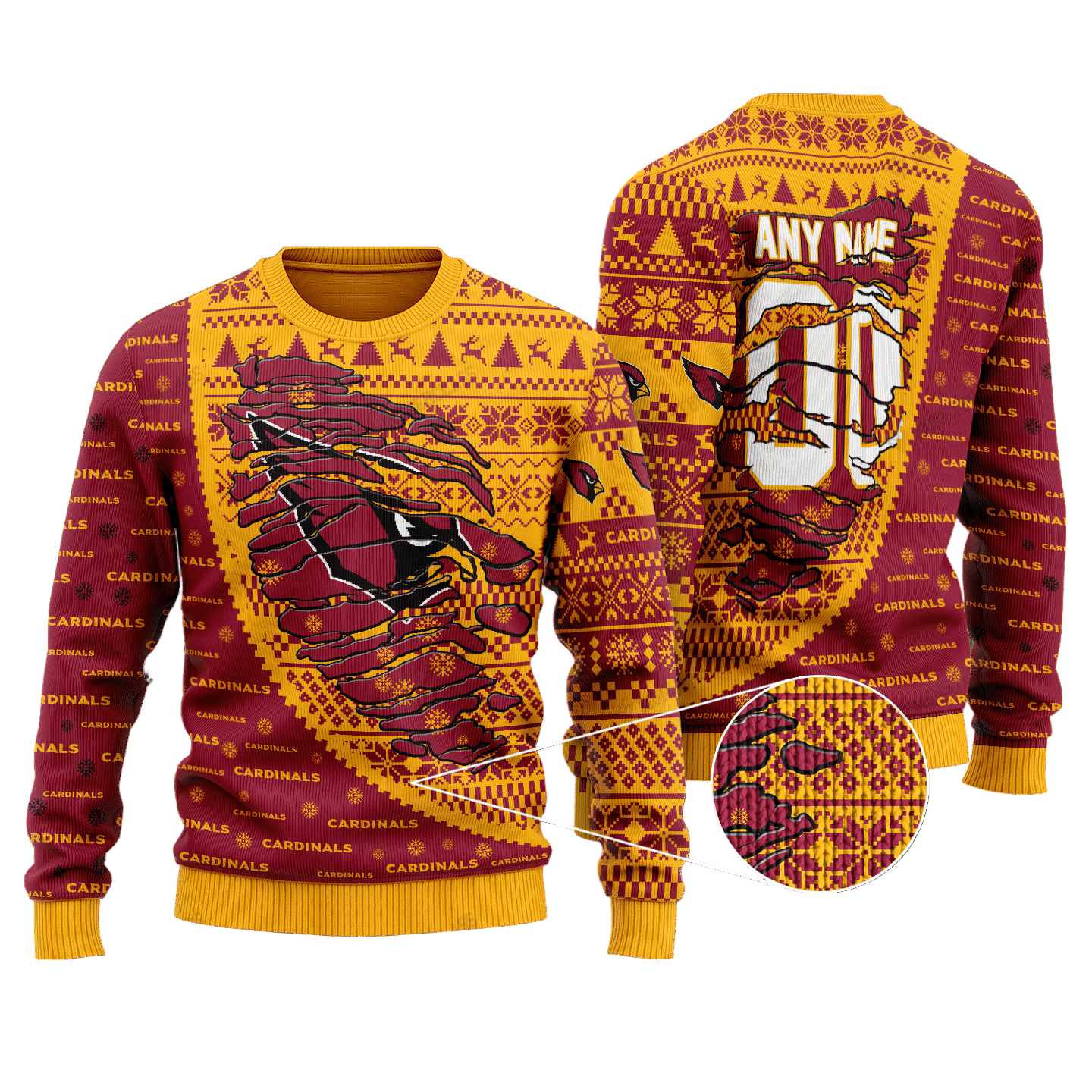 Arizona Cardinals Woolen Sweater 127