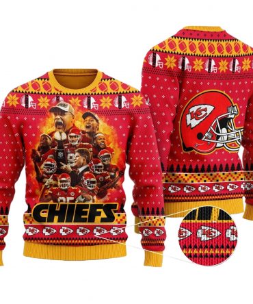 Kansas City Chiefs Woolen Sweater GG