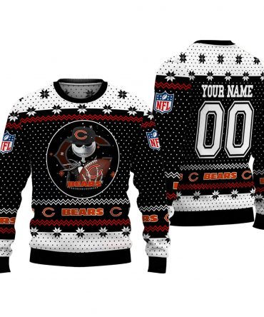 Chicago Bears Personalized Woolen Sweater BG22