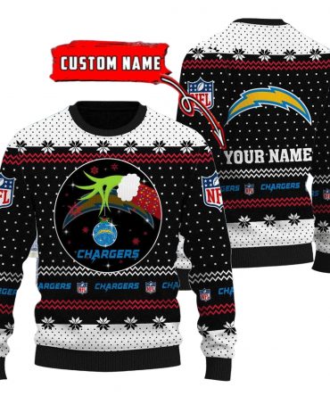 Los Angeles Chargers Personalized Woolen Sweater BG61